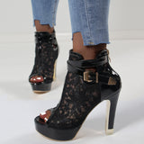 “The Lace” Chunky Heels