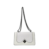 Snake-Pattern Chain Bag