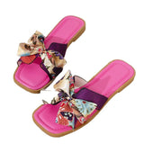 Floral Straw Flats